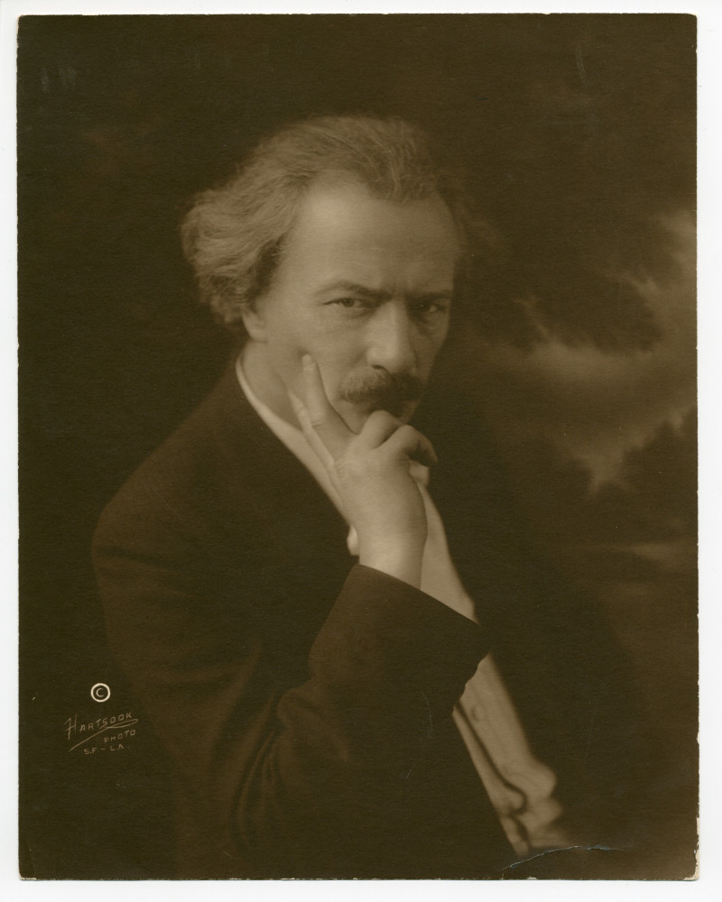 Photographie de Paderewski par le studio Hartsook en 1924