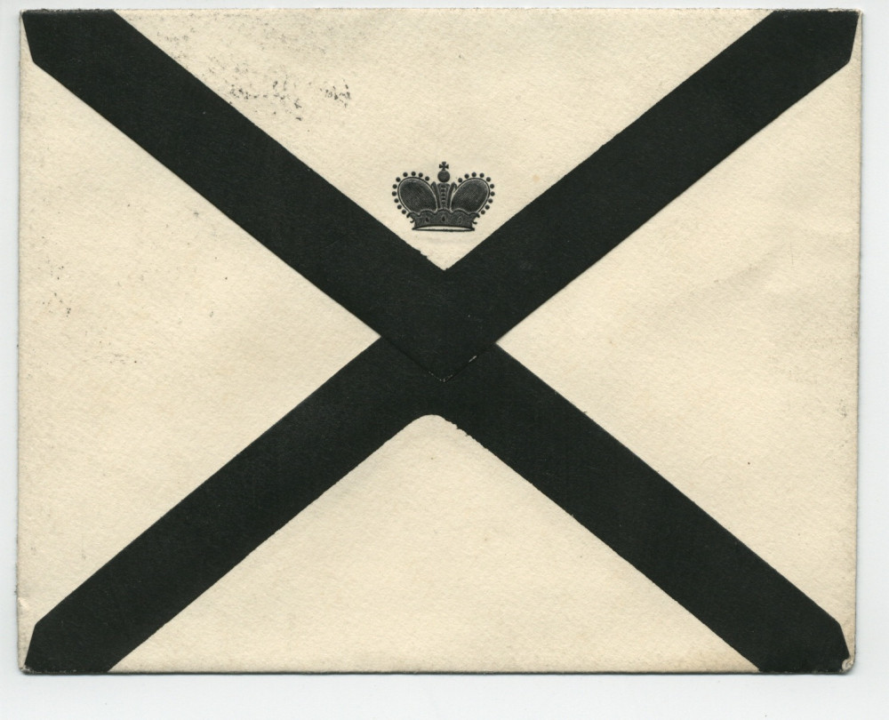 Lettre (avec enveloppe) adressée par la princesse Rachel Bibesco Bassaraba, princesse de Brancovan, à Paderewski, Maison Erard, 13 rue du Mail à Paris, de Paris (timbre de l'av. de Friedland) le 13 mars 1889