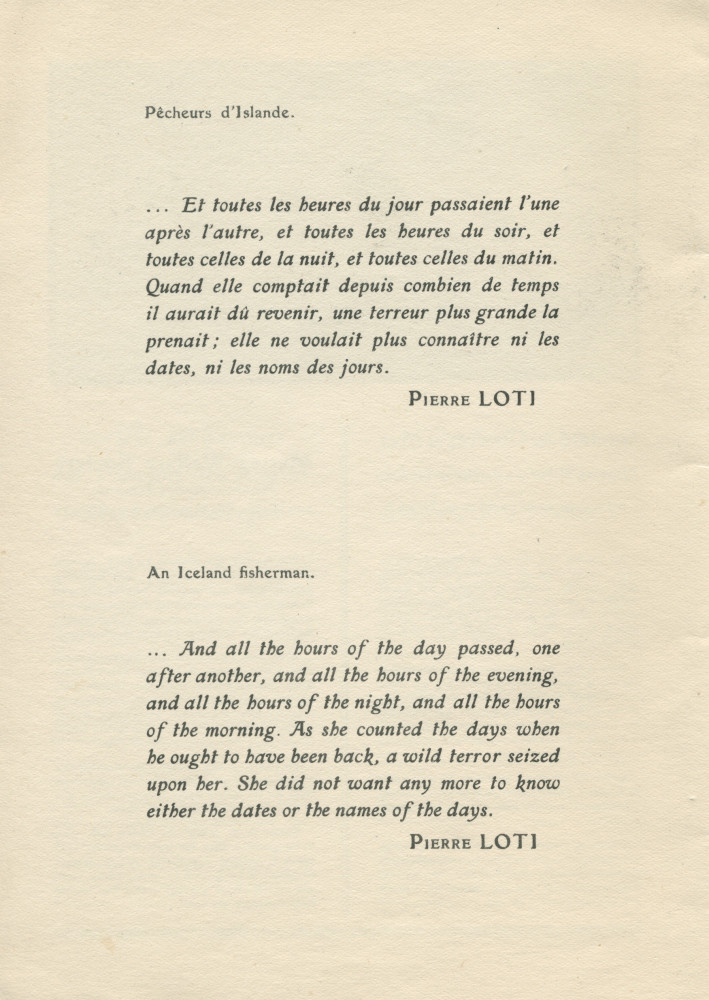 Libretto (bilingue français-anglais) de la Fête de bienfaisance organisée le 3 novembre 1925 à bord du paquebot «Paris» au profit des Sociétés de secours aux naufragés et Œuvres d'assistance patronnées par la Compagnie générale transatlantique (f-k)