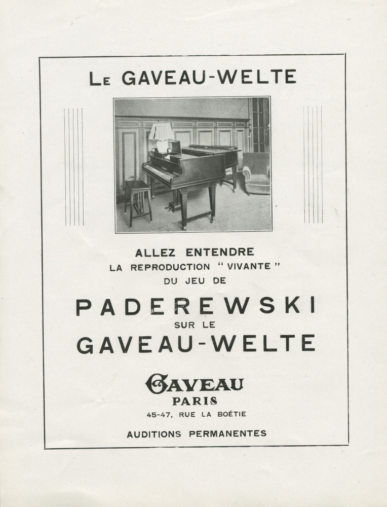 Libretto des trois récitals de gala donnés par Paderewski les 12, 16 et 23 juin 1928 au Théâtre des Champs-Elysées à Paris (f-j)