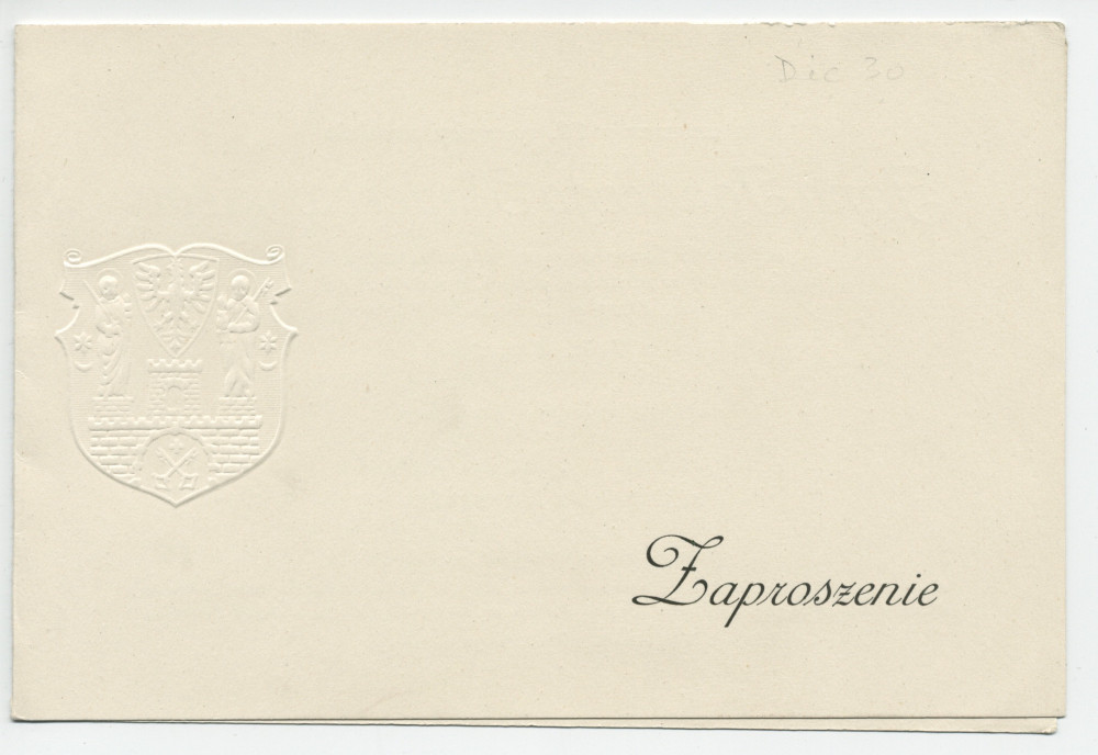 Programme du concert donné le 7 décembre 1930 au Teatrze Wielkim [Grand Théâtre] de Poznan, à l'occasion du 70e anniversaire de Paderewski