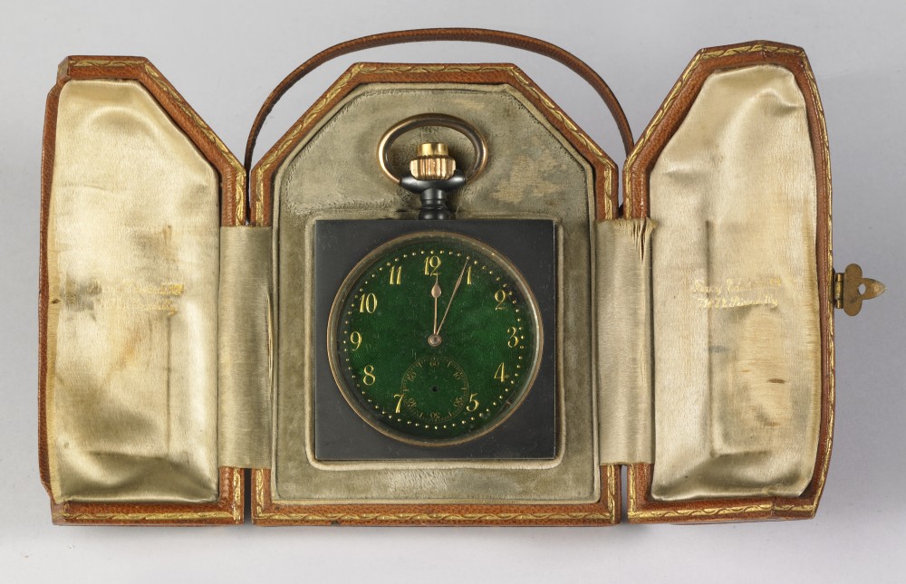 Réveil de voyage ayant appartenu à Paderewski