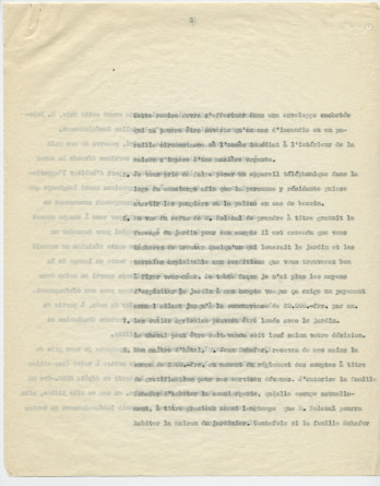 Copie de la lettre adressée par Paderewski à «mon cher Président [du Conseil national] et Ami» Henry Vallotton, le 11 septembre 1940 (pages 1-5)
