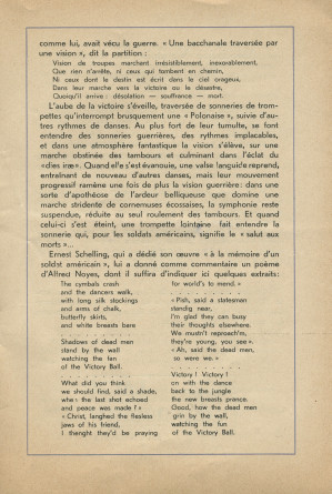 Libretto du premier concert d'abonnement de la saison lausannoise 1937-1938 de l'Orchestre Romand, donné le 11 octobre 1937 au Théâtre municipal sous la direction d'Ernest Ansermet, avec Ernest Schelling en soliste dans la «Fantaisie polonaise» de Pad.