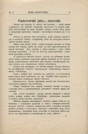 Libretto (en polonais) du concert d'abonnement de l'Orchestre philharmonique de Varsovie donné le 8 janvier 1904 à la Philharmonie de Varsovie sous la direction d'Emil [Szymon] Mlynarski, avec en soliste Paderewski dans le Concerto «L'Empereur»