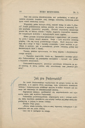 Libretto (en polonais) du concert d'abonnement de l'Orchestre philharmonique de Varsovie donné le 8 janvier 1904 à la Philharmonie de Varsovie sous la direction d'Emil [Szymon] Mlynarski, avec en soliste Paderewski dans le Concerto «L'Empereur»