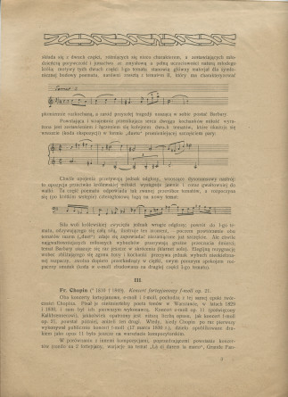 Libretto (en polonais) du concert d'abonnement de l'Orchestre philharmonique de Varsovie donné le 28 mars 1913 à la Philharmonie de Varsovie sous la direction de Zdzislaw Birnbaum, avec en soliste Paderewski dans le Concerto n° 2 de Chopin