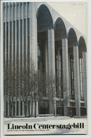 Programme du récital donné par Voytek Matushevski le 12 février 1989 à l'Alice Tully Hall du Lincoln Center à New York, avec entre autres les opus 4, 8, 15 et 16 de Paderewski