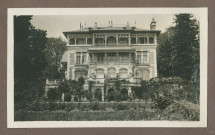 Photographie de la façade sud de la villa de Riond-Bosson en 1935