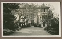 Photographie de l'entrée nord de la villa de Riond-Bosson en 1935