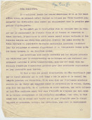 Copie carbone de la lettre (dactylographiée) adressée par Paderewski au pape Pie XI, en 1926 (?)