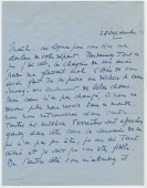 Lettre adressée par Simone Giron-de Pourtalès à Paderewski, de «La Terrasse» à Genthod (Genève) le 28 septembre [1940]