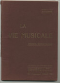 Libretto de la 12e Fête des Musiciens Suisses (publié par la revue «La Vie Musicale» dirigée par Georges Humbert), durant laquelle est interprétée la première partie de la Symphonie en si mineur op. 24 de Paderewski