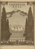 Libretto du récital donné par Paderewski le 24 mars 1928 au Carnegie Hall de New York