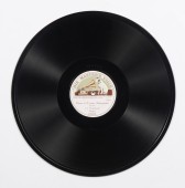 Disque 78 tours «His Master's Voice» de 1911 avec le «Menuet en sol majeur» de Paderewski