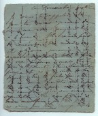 Billet adressé à Paderewski par la princesse Rachel de Brancovan